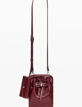 Porte-portable effet cuir RED U female - Desigual - FashionsVida