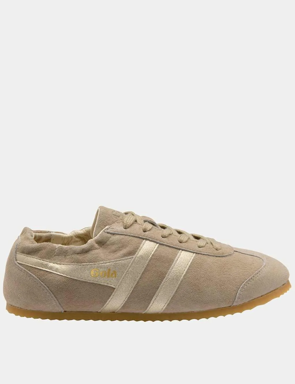 Aurora Suede Metallic Trainers Beige Mix female - Gola - FashionsVida