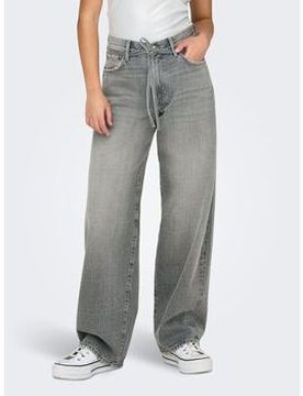 Jeans 15338246 Onlgianna Mw Straight-Denim Grey Us 25 / 32;Us 32 / 32 Female
