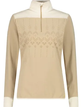 Sweat Damen Rollkragenpullover, braun 46 - CMP - FashionsVida