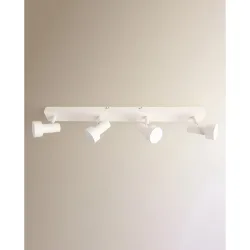 Regleta con 4 luces LED integradas Hugo