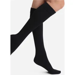 Calcetines altos mujer forro polar térmico
