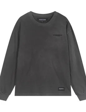 NEIGHBORHOOD Japanese Trendy Washed and Worn Loose Round Neck Long Sleeved T-shirt for Men - Aliexpress - FashionsVida