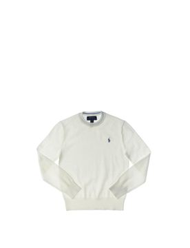 Maglione in cotone POLO BOYS PANNA M