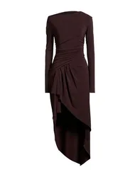 Vestido largo Mujer Marrón chocolate 38 Mujer
