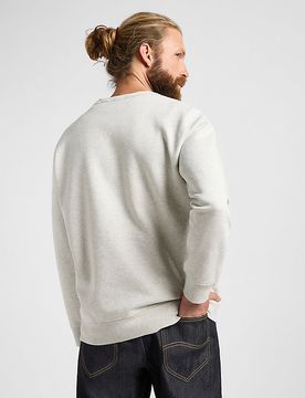 Regular Sweatshirt Sharp Grey Mele Größe S male