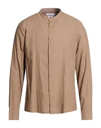 Hemd Herren Hellbraun XL Herren