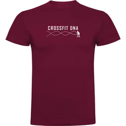 T-shirt à Manches Courtes Crossfit Dna Dark Red 3XL