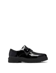 Patent Leather School Shoes (3-7 Large) Black Female