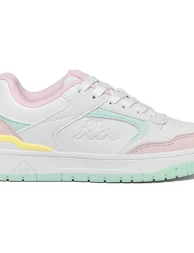 Sneaker Logo Manis 2.0 White / Pink Calcite / Green Clear EU 37 - Kappa - FashionsVida
