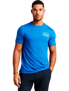 Rash Guard Manches Courtes Donald Cali Blue M - Protest - FashionsVida