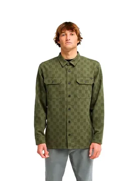 Camicia A Maniche Lunghe Offshore Winter Moss XL