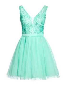 Minivestido Mujer Verde claro XS Mujer - Fracomina - FashionsVida
