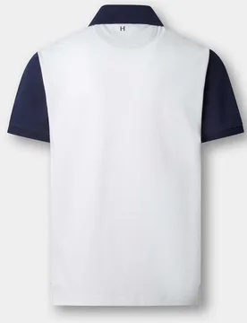 Polo de hombre color block de manga corta fit clásico - Hackett - FashionsVida