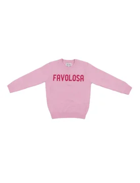 Bambina maglia prc0001 00552i 23 princess favolosa fucsia - MC2 SAINT BARTH - FashionsVida