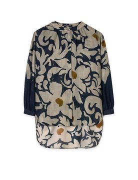 Luisa Cerano Blusa azul oscuro 36