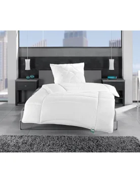 Vierjahreszeitensteppbett Supersoft und kochfest weiss - FAN FRANKENSTOLZ - FashionsVida