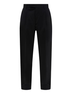 Pantalone bordo in lana vergine