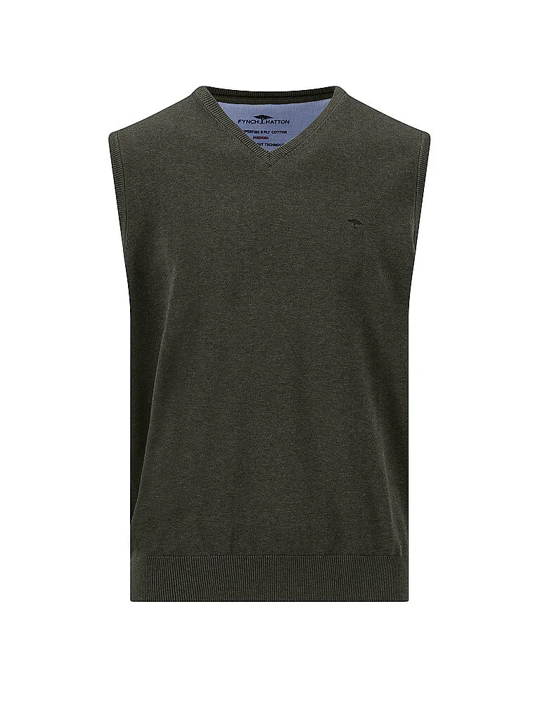 Pullunder dunkelgrün XXXL herren - FYNCH-HATTON - FashionsVida