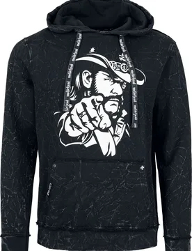 Kapuzenpullover - EMP Signature Collection - S bis L - für Männer - Größe L - dunkelgrau - EMP exklusives Merchandise! - Männer - male - Motörhead - FashionsVida
