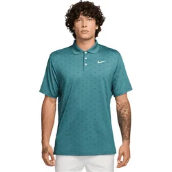 Golf Polo Dri-Fit Tour Print, petrol/schwarz xl