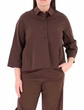 JURERE Blusa in cotone MARRONE M