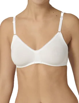 Womens Basic+ N Bra - White Cotton - Size 36a - Sloggi - FashionsVida