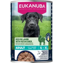 Comida húmeda para perros adultos cordero con patatas 400 g