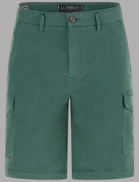Bermuda Cargo Verde Uomo con Tasche Multiuso