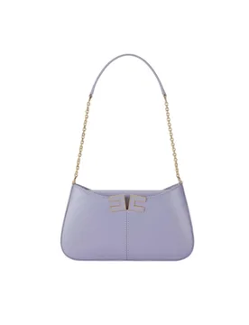 Borse a spalla donna - borsa - lilla - Elisabetta Franchi - FashionsVida