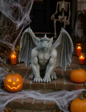 Gargoyle Statue aus Magnesium 54 cm Halloween Deko - CHAKS - FashionsVida