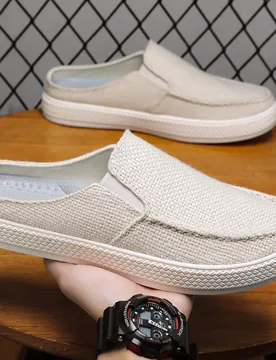 Half Slipper Man Shoes Summer Breathable Casual Comfortable Wearing Outside Slippers At Home Men's Shoes Free Shipping Shoes - Aliexpress - FashionsVida