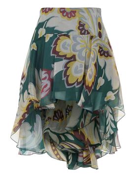 Etro Mini gonna asimmetrica