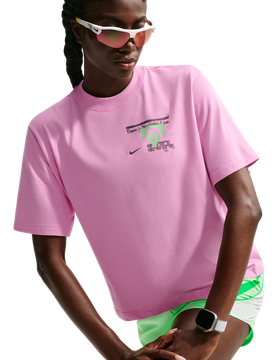 Swift Dri-fit Running T-shirt Damen T-Shirts - Rosa - Größe 38 - Baumwoll-Jersey Pink 38