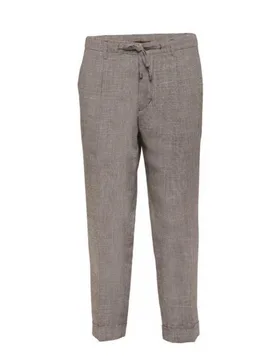 Pantalaccio Pince Pied De Poule OF1S2S1P025/434 MORO - OUTFIT - FashionsVida