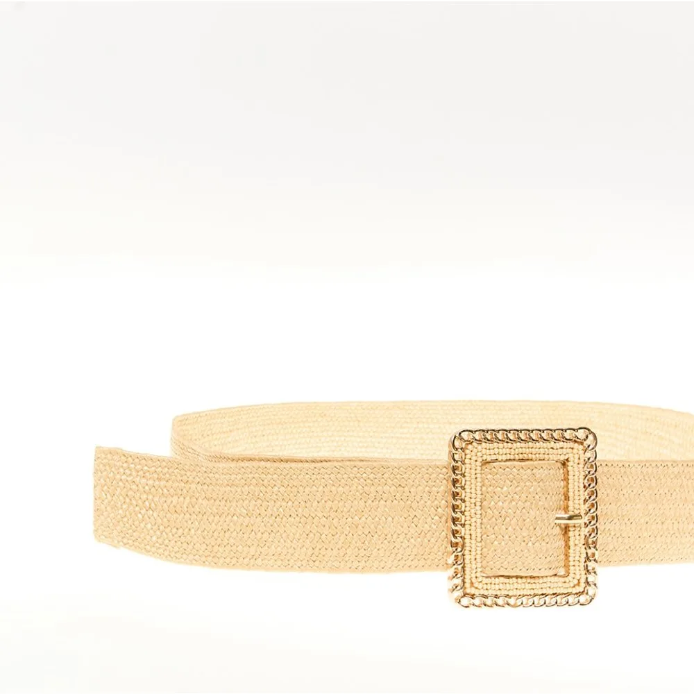 Sfera - Cinturon rafia hebilla - Sfera - FashionsVida