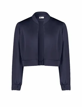 Chaqueta corta azul oscuro 36 - Vera Mont - FashionsVida
