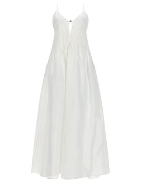 TORY BURCH Appliqué Pleated Dress