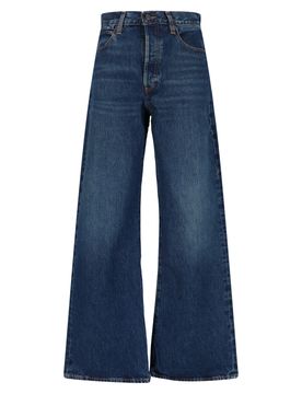 Frame High-Rise Straight Jeans
