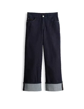 Jeans Wide Leg MIVA CITY bleu 44/L28 - Opus - FashionsVida