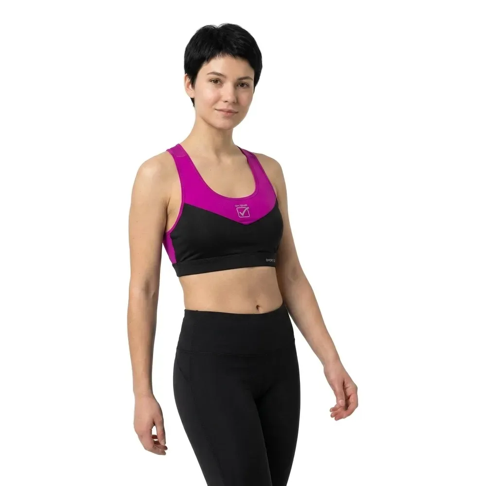 Top De Sport Printed Black / Fuchsia M - Givova - FashionsVida
