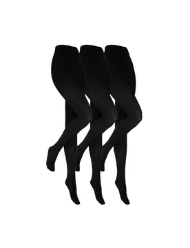 Pairs Ladies Fleece Lined Thermal Tights - - Size: XL - Heat Holders - FashionsVida