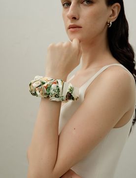 Elastico Capelli Seta | Scrunchie Zodiacale | Anti-Crespo, Delicato | Taglia Unica