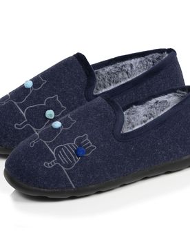 Chaussons slippers Bleu bleu 38