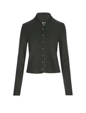 Trachtenstrickjacke BRUNA verde oscuro S - Stapf - FashionsVida