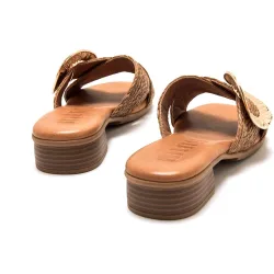Sandalias de planas de mujer con pala cruzada