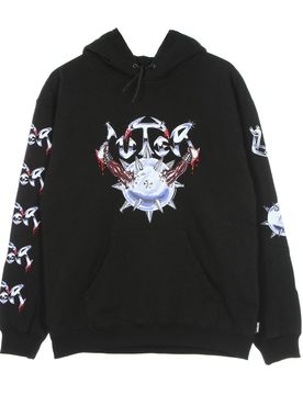 Felpa Leggera Cappuccio Uomo Steel Hoodie Black