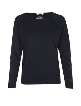 Yogashirt Priya para mujer azul oscuro M - Spirit Of Om - FashionsVida