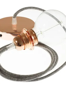 Cables Lampe Suspendue Pendel Pour Abat-jour Rn02 Diy 1 M Grey / Copper One Size - Creative - FashionsVida