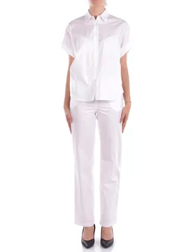 Pantaloni Bianco ottico - Manila Grace - FashionsVida